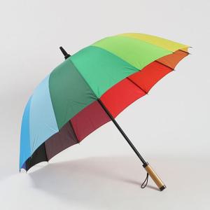 무지개 자동 우산 장우산