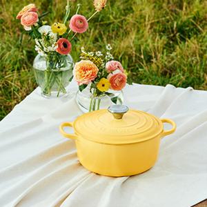 [르크루제] 시그니처 원형냄비 18cm-카모마일