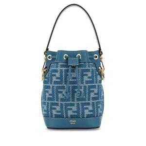 FENDI 자수 캔버스 몽트레조르 버킷백 8BS093AUPX F1SKL
