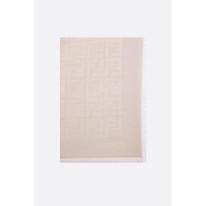 FENDI FF 울과 루렉스 블렌드 숄 FXT131ATZBF0NH8