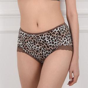 호피패턴 세련된 노라인 여성 삼각팬티 여자팬티