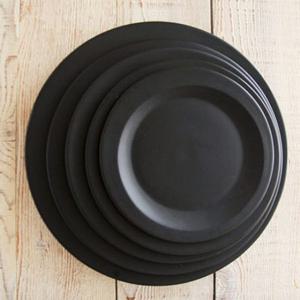 킴스아트 원형양식접시(블랙)(1호)