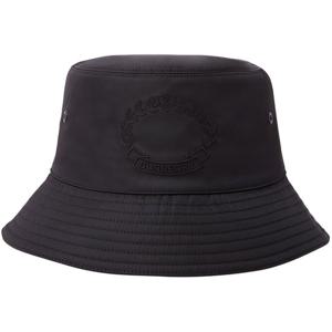 25 FW 버버리 로고 엠브로이드 블랙 톤온톤 나일론 버킷햇 블랙 8072253 A1189