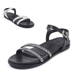 [세라] 여성 데일리 컴포트 샌들 C23S411 블랙 화이트 2CM