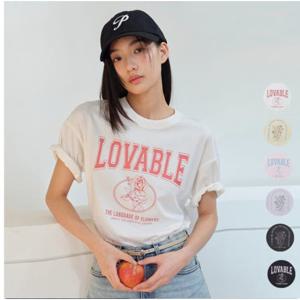 [폴햄]여성 20수 코튼 빅그래픽 반팔 티셔츠 PHF2TS2100