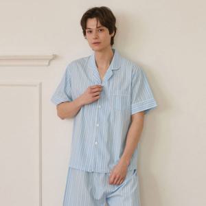 바풀 LL5011-11 남성잠옷 여름 순면 파자마 투피스 잠옷 상하