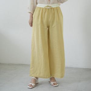 엄마옷 마담4060 투톤린넨팬츠 여름바지 -ZPN2505024-