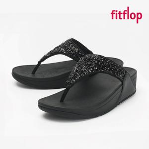 핏플랍 슬리퍼 루루 쉬머포일 토 포스트 여성 쪼리 블랙 CJ2-090