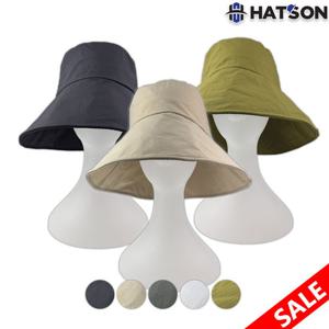 [햇츠온]남여공용 데일리 버킷햇 벙거지모자 H41-308 여름 경량 와이어챙 넓은챙