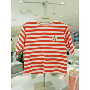 압소바 에티엔 7부 티셔츠 오렌지 A2323310I