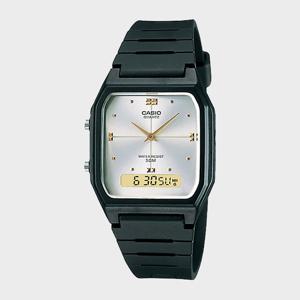 CASIO 카시오 AW-48HE-7A 남여공용 듀얼 학생 전자시계