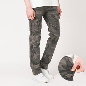 [후앙스] 밀리터리 카고포켓 스판 면 바지 팬츠 HCCP3340