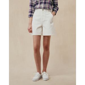 헤지스 여성 25SS 베이직 데님 쇼츠 화이트 HSPA5B581WT