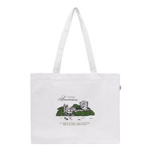 아페쎄 토트백 화이트 JJJJound 호텔 수베니어 토트백 242252M172001