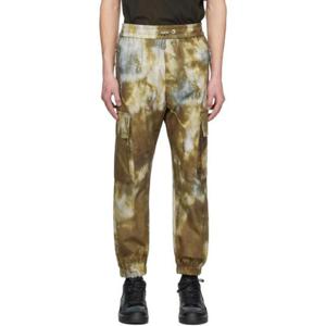 발망 카고팬츠 카키 데저트 프린트 카고 팬츠 231251M188004