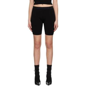 준지 반바지 블랙 바이시클 쇼츠 231343F088000