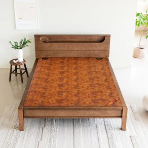 백만장자돌침대 현대의료기 온열가구 1002Q 퀸 황토숯볼 흙침대