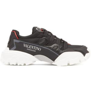 25 FW 발렌티노 가라바니 Climber 클라이머 블랙 레더 메쉬 스니커즈 SY2S0C20LJPKCM