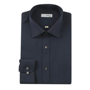 (듀퐁)25년 SS 신상 -SE5SM11LS127SDK(다크네이비)- 일반핏 여름용 울믹스 솔리드 긴팔셔츠