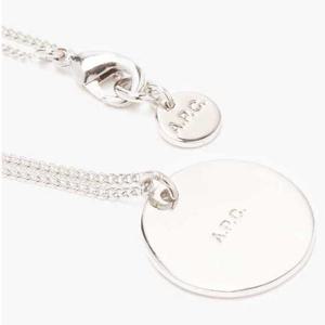 25 FW 아페쎄 Eloi 일로이 코인 메달리온 팬던트 체인 실버톤 네크리스 MEACC M70537