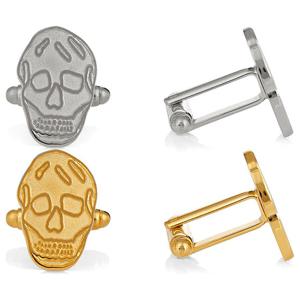 25 FW 알렉산더 맥퀸 Large Skull 라지 스컬 헤드 모티프 커프링크스 298692