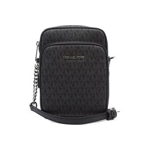 마이클코어스 젯셋 트래블 미디엄 로고 크로스백 35F1STVC2B BLACK