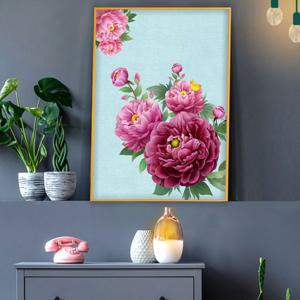 목단그림 목단그림액자 풍수그림 돈들어오는 꽃그림 A2gdAL2 풍수인테리어