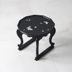 [박씨상방] 0.9 자개나비 12각 호족반찻상D