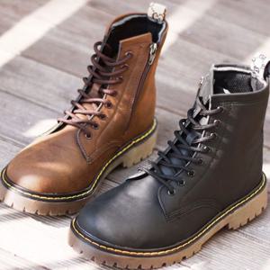 남성 빈티지 하이탑 워커 신발 트렌드 패션 워커화