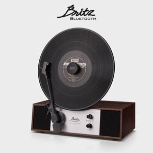 브리츠 BZ-TMK1 우드 빈티지 레트로 레코드 LP플레이어 블루투스 턴테이블 스피커