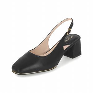 [엘칸토(여성화)]여성 양가죽 스퀘어 토 베이직 슬링백 5cm (LCWO22U513)