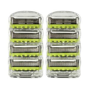 질레트 호환용 면도날 그린글라이드 면도날 2세트 총 8개입