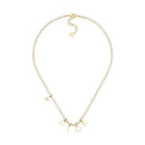 디올 디오레볼루션 네클리스 골드 피니쉬 메탈 실버톤 크리스탈 N3117WOMCY-D03S