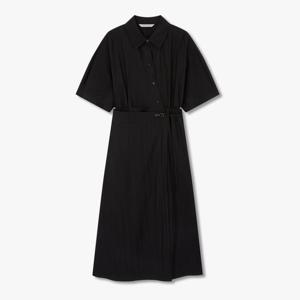 [보브]하프 슬리브 랩 디테일 셔츠 원피스7155337002Y