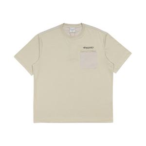 디스커버리 남성 프레시벤트 고프코어 우븐 하이브리드 메쉬포켓 반팔티셔츠 DMRS8V053NBD