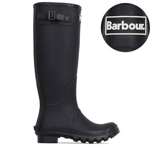 바버 블랙 비드 웰링턴 롱 레인 부츠 BEDE LRF0043 BK11