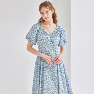 [매긴]백 리본 벌룬 슬리브 원피스_PBMF5M3OP3211