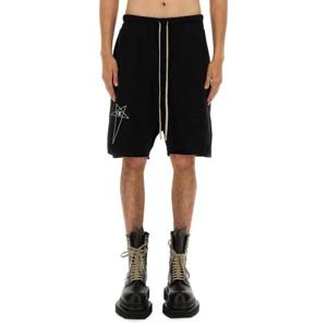 릭오웬스 X 챔피온 남성 블랙 카고 쇼츠 CM01E1688_CHFE09