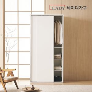 레이디가구 프리핏 키큰 슬라이딩 옷장 수납형 1000