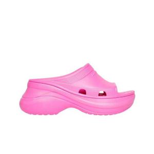 발렌시아가 x 크록스 풀 슬라이드 샌들 핑크 677389W1S8E5300