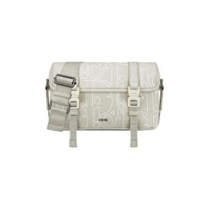 디올 히트 더 로드 메신저백 플랩 디올 그래비티 아웃라인 레더 앤 그레인드 카프스킨 베이지 1HTPO333LGP-H140