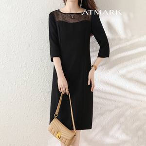 ATMARK 페미닌시스루도트7부원피스_AA53OP024G