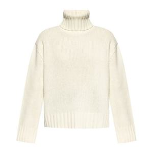파비아나필리피 크림 화이트 울 실크 터틀넥 스웨터 MAD214F111