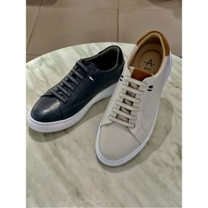 소다 남성스니커즈 4CM굽 기본 정장 베이지 운동화 (APM9352)