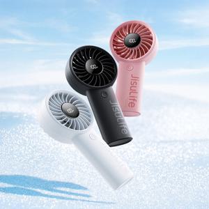 지수라이프 BLDC LED 미니 휴대용 무선 선풍기 핸드헬드 팬 LIFE4