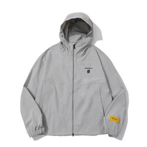 [빈트릴]베이직 해시태그 오버핏 윈드브레이커 BA242JP001-LG