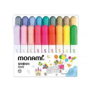 (모나미) NEW 칼라풀데이 형광펜 18색세트 부품