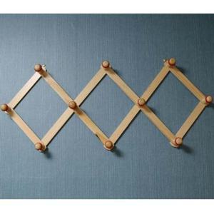 옷걸이 훅 자바라 모자걸이 벽걸이 접이식 중 32cm