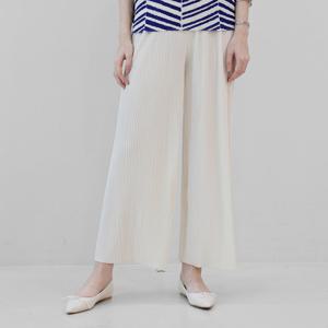 [요이츠]플로우 라인 와이드 플리츠 팬츠_YJ06WQPSL01