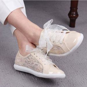 여성 스카프끈 매쉬 스니커즈 운동화